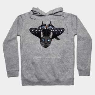 Eastern Black Swallowtail Flitter Kitty Hoodie